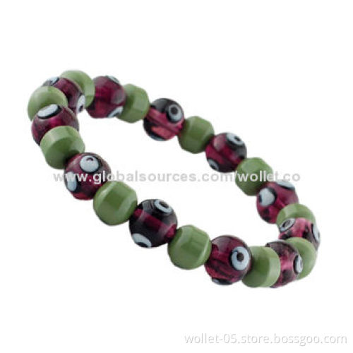 China Wholesale Hematite Pearl Beaded Crystal Bracelet, Fashionable Accessory for Girls
